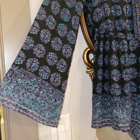 ecote’ XS blue turquoise purple jumper romper - Picture 6 of 11